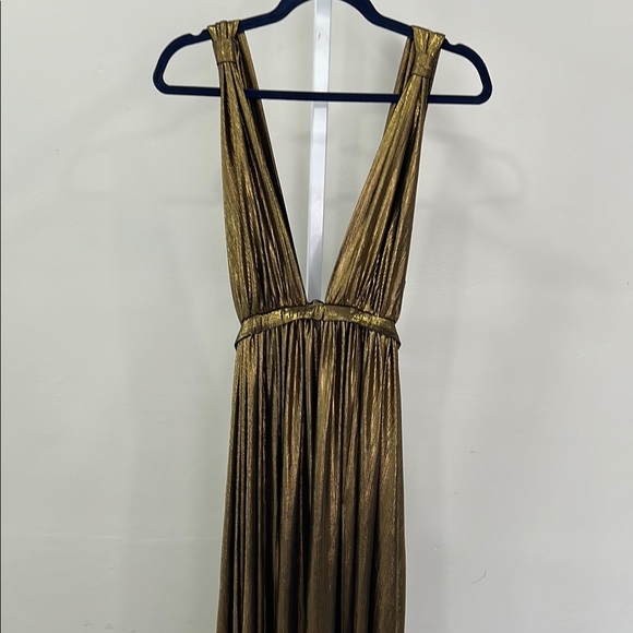 Bronx and Banco Goddess Gown in Gold - Picture 3 of 12